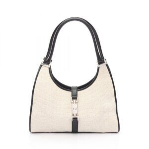 Gucci Jackie Canvas Shoulder Bag